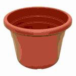 Blumentopf rund Ø 40 cm  Kunststoff terrakotta