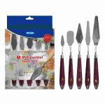 Malspachtel-Set 5teilig  zum Aufbringen von Strukturen...