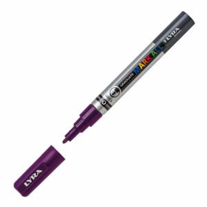 Graduate Mark All  1mm violett, Marker mit Tinte auf Wasserbasis,, zum Malen und Zeichnen auf allen Oberflächen geeignet,, permanent, übermalbar, leicht, wasserfest, schnelltrocknend,