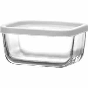 Glasbehälter 12x9x6cm  mit Deckel, Fassungsvermögen 405 ml