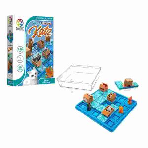 Logikspiel Alles für die  Katz, für 1 Spieler, mit 60 Aufgaben, ab 7 Jahren,, SMART GAMES