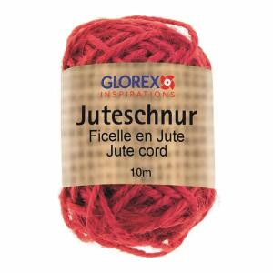 Juteschnur 10m rot