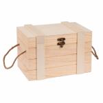 Schatztruhe mit Griffen  24x16,5x15,5cm, mit...