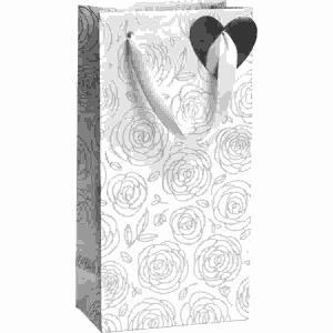 Geschenktasche Ama  18x10,5x36 weiss