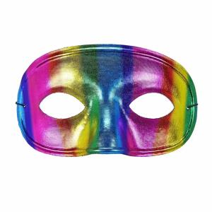 Augenmaske Regenbogen  Metallic