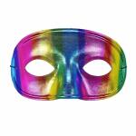 Augenmaske Regenbogen  Metallic