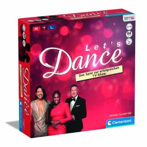 Brettspiel Lets Dance  Das Brettspiel zur TV-Show, Befolge die Anweisungen, in der App, um ein erfahrener Tänzer zu werden,, Das Spiel enthält ein Spielbrett, 2 Spieltafeln und viele, Karten für spannende Herausforderungen, ab 10 Jahren