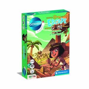 Galileo Escape Game  Schatzsuche, Schatzsuche im Alten Ägypten, Das Spiel enthält einen Satz Rätselkarten und nützliche, Gegenstände, um die Hinweise zu finden, ab 8 Jahren, Spielerzahl: 1-6, Spieldauer ca. 30 min