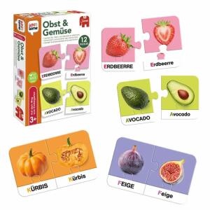 Puzzlespiel Ich lerne  Obst & Gemüse, ab 3 Jahren,, JUMBO
