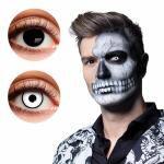 Duo-Linsen Skullface  2 verschiedene Farben, Set aus 1...