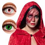 Duo-Linsen Bloody Wolf  2 verschiedene Farben, Set aus 1...