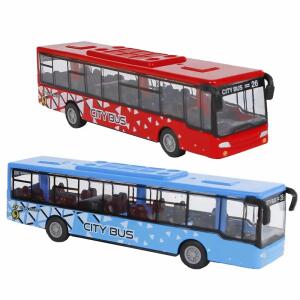 Stadtbus 15cm sortiert  mit Rückzug, 2 verschiedene Modelle, Pullback Funktion, ab 3 Jahren