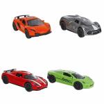 Sportwagen 12cm sortiert  Licht und Sound, 4 verschiedene...