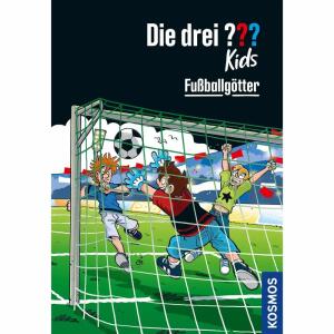 Die drei ??? Kids  Fußballgötter, Band 42,, ein Fußballturnier und knifflige Ermittlungen,, von Boris Pfeiffer, illustriert von Kim Schmidt,, 128 Seiten, ab 8 Jahren,, kicker kids, KOSMOS