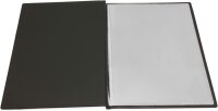Adina Speisekarte Menümappe A4 schwarz / beige Wave