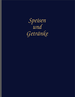 Adina Speisekarte Menümappe A4 dunkelblau Lederoptik aus Vinyl