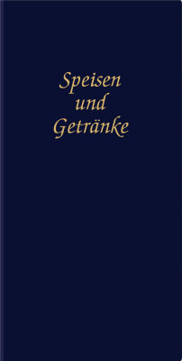 Adina Speisekarte Menümappe ½ A4 dunkelblau