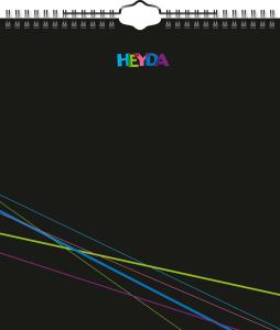 2026 Heyda Bastel- und Fotokalender immerwährend 215×240 mm sw