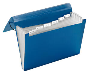 Veloflex Fächermappe A4 Crystal blau 6