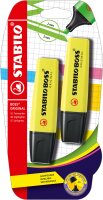 STABILO BOSS ORIGINAL 2er Blister gelb
