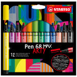STABILO Pen 68 MAX 12er Etui „ARTY"
