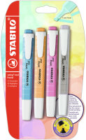 STABILO swing cool Pastel 4er Blister Seidengrau frische...