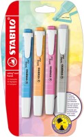 STABILO swing cool Pastel 4er Blister Seidengrau frische...