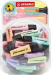 Stabilo Textmarker BOSS Pastel Display Bonbonglas 60 ST/10 Farben