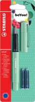 Stabilo Füller beFab! minze + 2 Patronen bl Blister 1 ST/1 Farbe Pastell minze