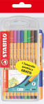 Stabilo Fineliner point 88 10+1 Eco-Pack 10 ST/10 Farben + 1