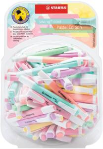 Stabilo Textmarker swing cool Pastel Bonbon Bonbonglas 100 ST/6 Farben