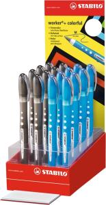 Stabilo Rollerball worker+ colorful Display 16 ST/2 Farben