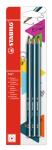 Stabilo Bleistift Trio HB Blister 3ST/1 Farbe petrol