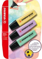 STABILO BOSS ORIGINAL Pastel 3er Blister pudriges Gelb...