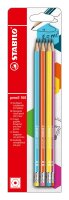 STABILO pencil 160 mit Radierer HB sortiert 6er Blister