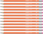 Stabilo Bleistift pencil 160 2B orange + Radierer