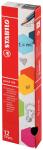 Stabilo Bleistift pencil 160 2B pink + Radierer