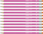 Stabilo Bleistift pencil 160 2B pink + Radierer