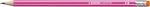 Stabilo Bleistift pencil 160 2B pink + Radierer