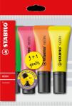 Stabilo Textmarker NEON 4er Pack
