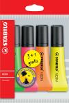 Stabilo Textmarker NEON 4er Pack