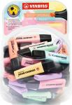 Stabilo Textmarker BOSS pastel Display 60St Bonbonglas 60...