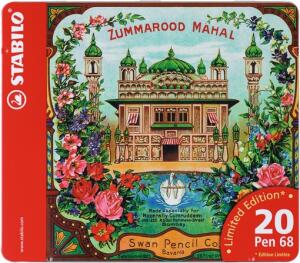Stabilo Fasermaler Pen 68 Metalletui 20 ST in 20 Farben