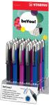 Stabilo Füller beCrazy! Uni Colors Display 20 ST/3 Farben