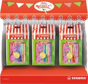 Stabilo Filzstift Pen 68 Mini Display Beutel 18 ST/18 Farben Swe.