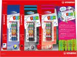 Stabilo Rollerball Refill FUN medium 12er Display sortiert