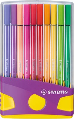 Stabilo Fasermaler pen 68 ColorParade lila ColorParade 20 ST/20 Farben l/g
