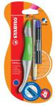 Stabilo Rollerball EASYoriginal metallic Bl Karton mit 10 ST/sort. rechts + nam