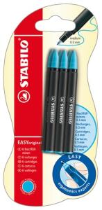 Stabilo Rollerball EASYoriginalrefill türkis 6ST 10 Jahre