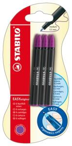 Stabilo Rollerball EASYoriginal refill lila 6ST 10 Jahre